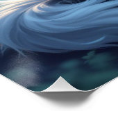 **Majestic Fantasy Cat with Mystical Aura – High F ポスター (コーナー)