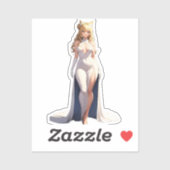 Majestic Feline Princess Anime Concept シール (シート)