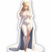 Majestic Feline Princess Anime Concept シール (正面)