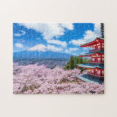 "Majestic Fuji from Chureito Pagoda  ジグソーパズル (横)