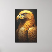 Majestic Golden Eagle Portrait  キャンバスプリント (正面)