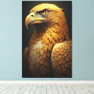 Majestic Golden Eagle Portrait  キャンバスプリント