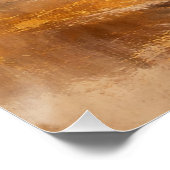 Majestic Golden Lion Abstract Painting Luxury Art ポスター (コーナー)