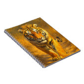 Majestic Golden Tiger Notebook - Wildlife Art Jour ノートブック (右側)