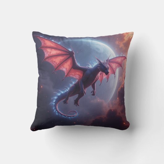 Majestic Guardian: Nebula Dragon Pillow クッション (裏面)
