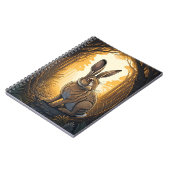 Majestic Hare in Enchanted Forest ノートブック (左側)