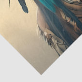  Majestic Horse And Young Native Woman 薄葉紙 (詳細)