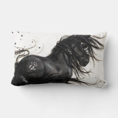 Majestic Horse by Bihrle Pillow ランバークッション (裏面)