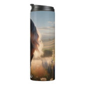 Majestic Horse Golden Field Sunset タンブラー (回転右)