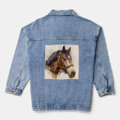 Majestic Horse Head Denim Jacket デニムジャケット (裏面)