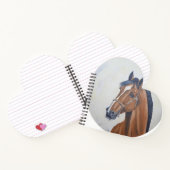 Majestic Horse Portrait T-Shirt ノートブック (内部)