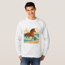 Majestic Horse Rising from the Sea Power and Free