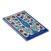 Majestic Iznik Cypress & Carnation Botanical ノートブック (右側)