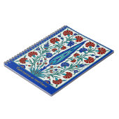 Majestic Iznik Cypress & Carnation Botanical ノートブック (左側)