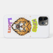 Majestic King Lion Crowned Portrait Design Case-Mate iPhoneケース (裏面(横))