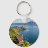 Majestic Lake Toba North Sumatra Bali Keychain キーホルダー (正面)