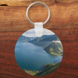 Majestic Lake Toba North Sumatra Bali Keychain キーホルダー