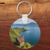 Majestic Lake Toba North Sumatra Bali Keychain キーホルダー (正面)