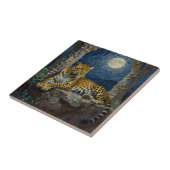 Majestic Leopard on Cliff Ledge  タイル (側面)