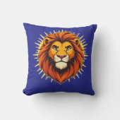 Majestic Lion – King of Power and Authority クッション (正面)