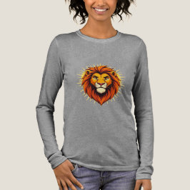 Majestic Lion – King of Power and Authority トライブレンドＴシャツ