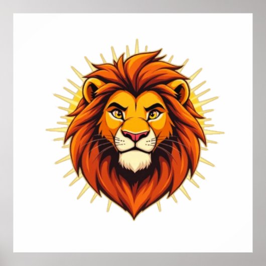 Majestic Lion – King of Power and Authority ポスター (正面)