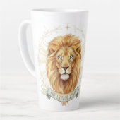 Majestic Lion of Judah Lord Jesus Christ 17oz Mug カフェラテマグ (左アングル)