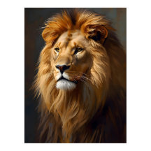 Majestic Lion Portrait 