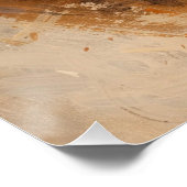 Majestic Lion Portrait – Golden Power Poster ポスター (コーナー)