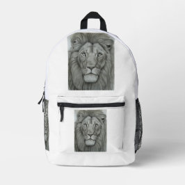 Majestic Lion Printed Backpack プリントバックパック