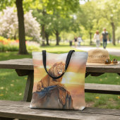 Majestic Lion Sunset - KIng of the Jungle Safari トートバッグ