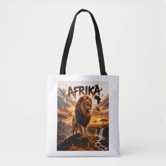 Majestic Lion Wildlife Art Tote Bag トートバッグ