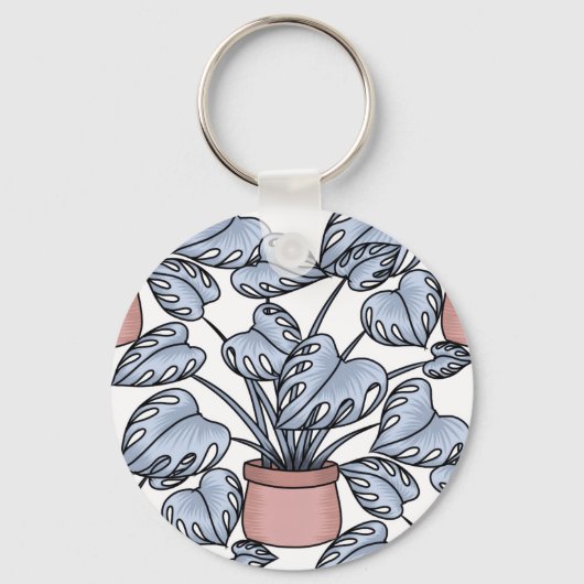 Majestic monstera キーホルダー (裏面)