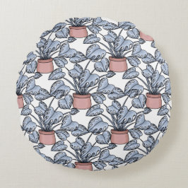 Majestic monstera ラウンドクッション