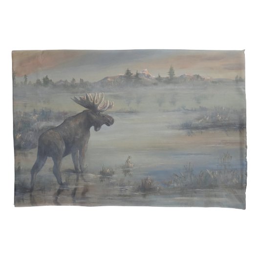 Majestic Moose 枕カバー (正面左)