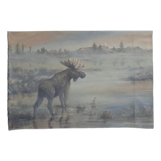 Majestic Moose 枕カバー (正面右)