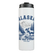 Majestic Moose in Alaska Landscape タンブラー (正面)
