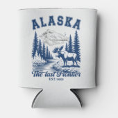 Majestic Moose in Alaska Landscape 缶クーラー (正面)