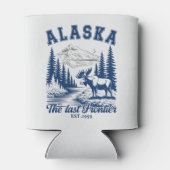 Majestic Moose in Alaska Landscape 缶クーラー (裏面)