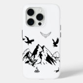  Majestic Mountain Eagle – iPhone 15 Pro Max Case Case-Mate iPhoneケース (裏面)