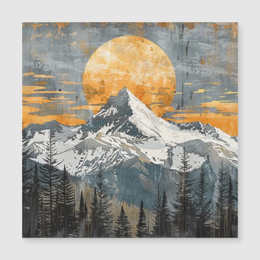 Majestic Mountain Landscape - Rustic Nature (正面)