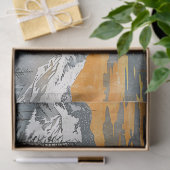 Majestic Mountain Landscape - Rustic Nature 薄葉紙 (ギフト)