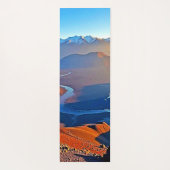 Majestic Mountain Valley Flow Design ヨガマット (裏面)
