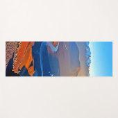 Majestic Mountain Valley Flow Design ヨガマット (正面(横))