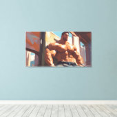 Majestic Muscle キャンバスプリント (インサイチュ (ウッドフロア))