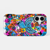 Majestic Neon Angel Icon Phone iPhone 16 case 16ケース (裏面横)