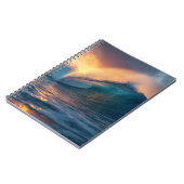 Majestic Ocean Waves Photo Notebook ノートブック (左側)