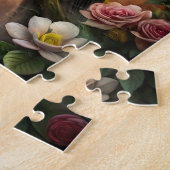 Majestic Owl Design ジグソーパズル (側面)