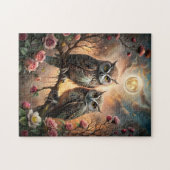 Majestic Owl Design ジグソーパズル (横)