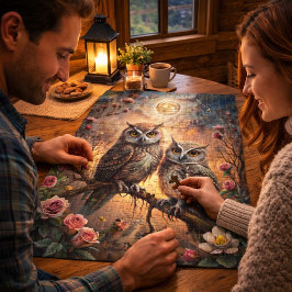 Majestic Owl Design ジグソーパズル